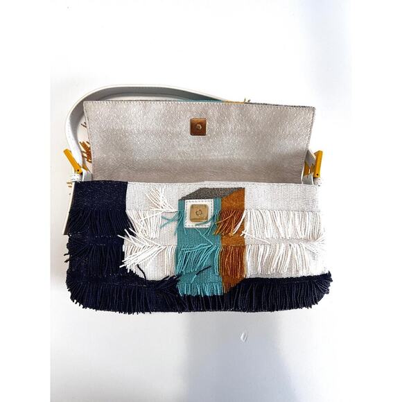 Fendi Runway style tassel beaded baguette - Picture 3 of 6